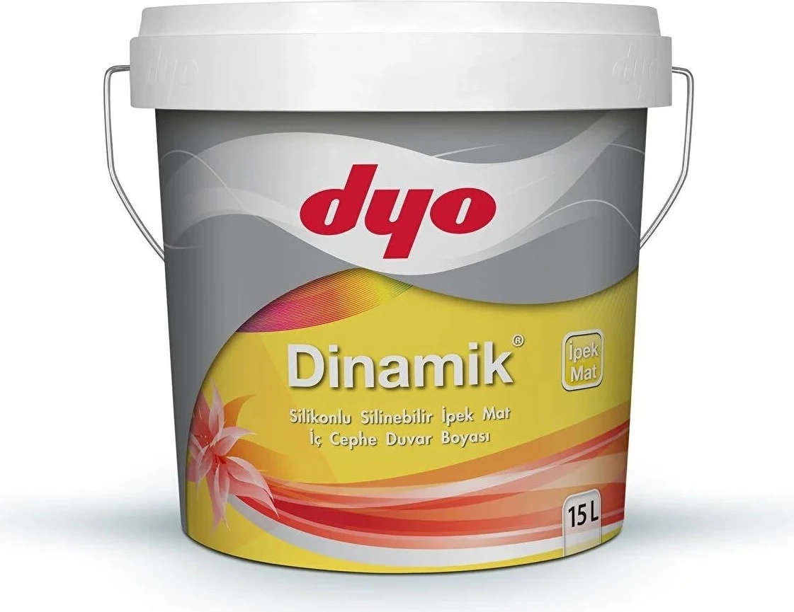 15LT Dinamik Ipekmat Silikonlu Silinebilir Iç Cephe Duvar Boyası (0570)