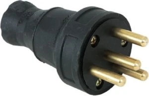 Mut-30 3X25A Kauçuk Erkek Fiş (30ADET)