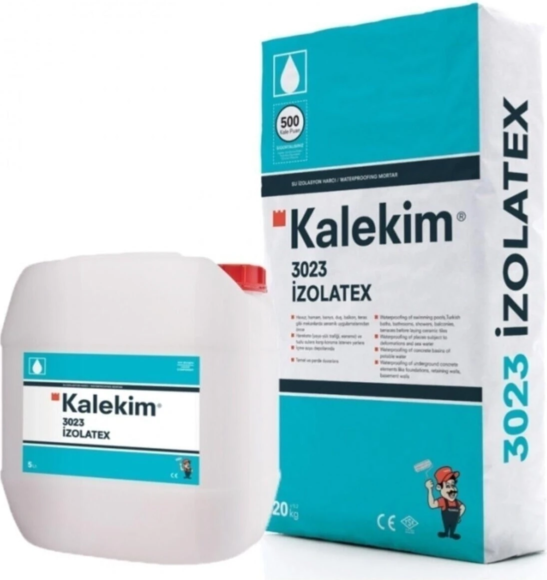Izolatex 3023 Yarı Esnek Su Yalıtım Harcı 20 Kg+5 Lt