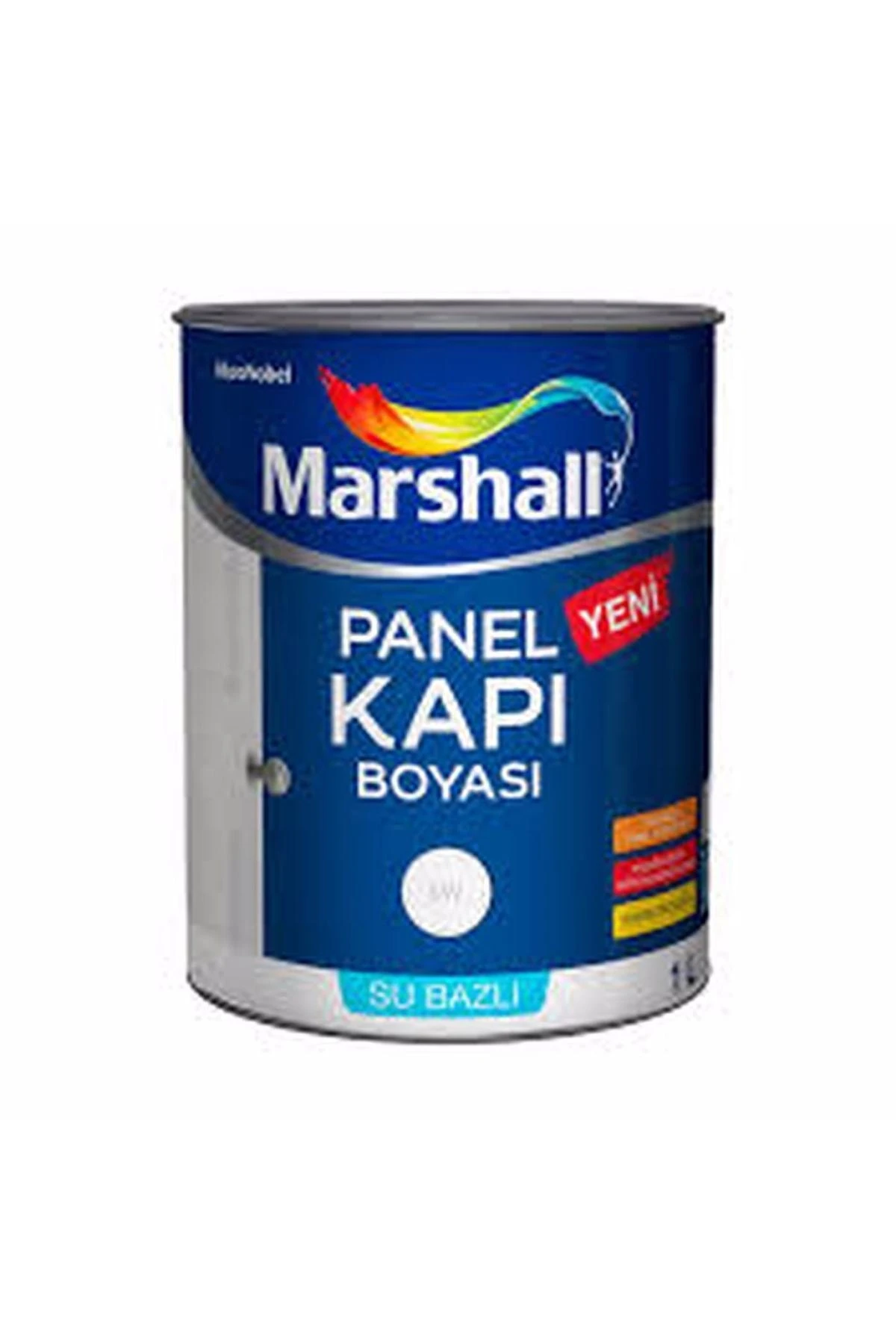 *gri Kayrak* Su Bazlı Amerikan Panel Kapı Boyası-1 Litre