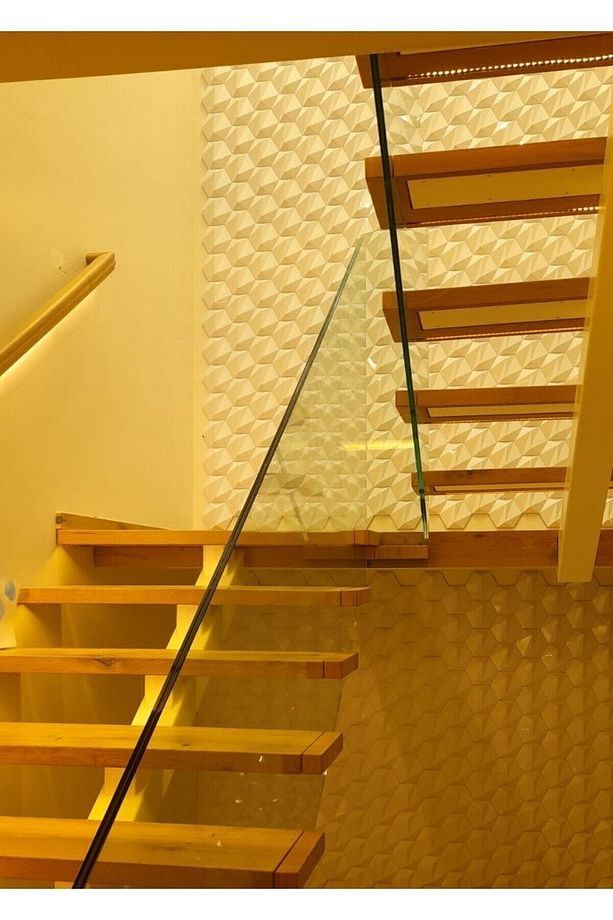 3 Boyutlu Dekoratif Duvar Paneli (-BEYAZ-) (1M2)