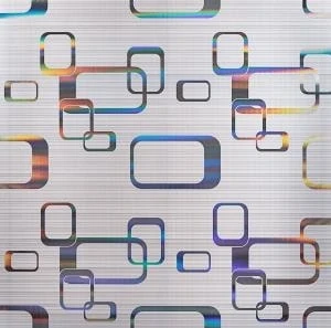 60X60 Pvc Elips Desen Asma Tavan Paneli 1paket 20AD 7.2m2