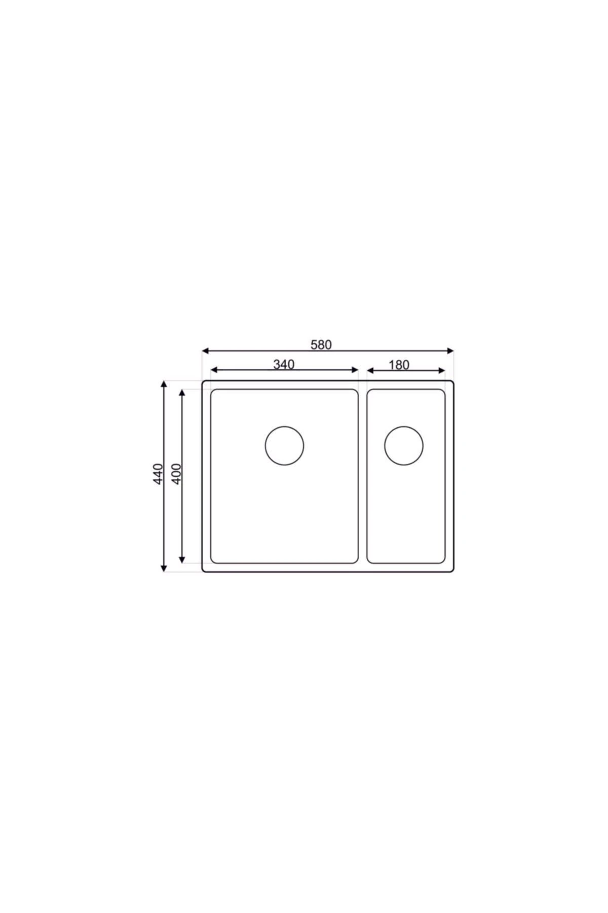 Asılkrom As 368 R Paslanmaz Çelik Evye