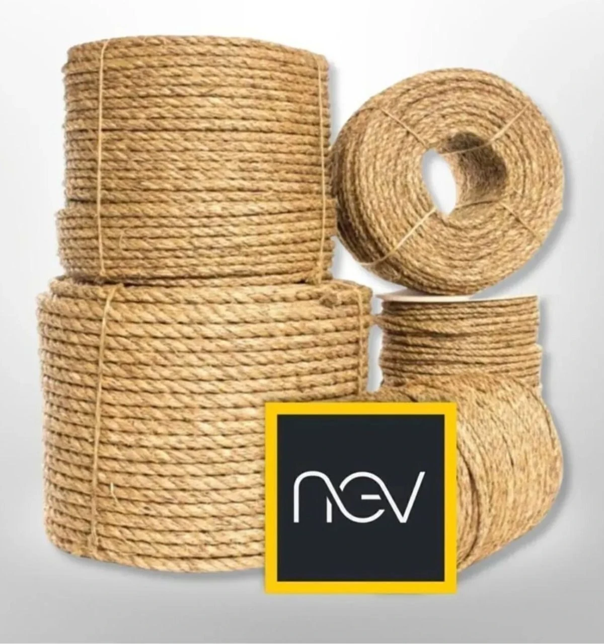 Nev Hasır Ip 3mm 30 Metre (Jüt Halat Kendir Doğal Ip)