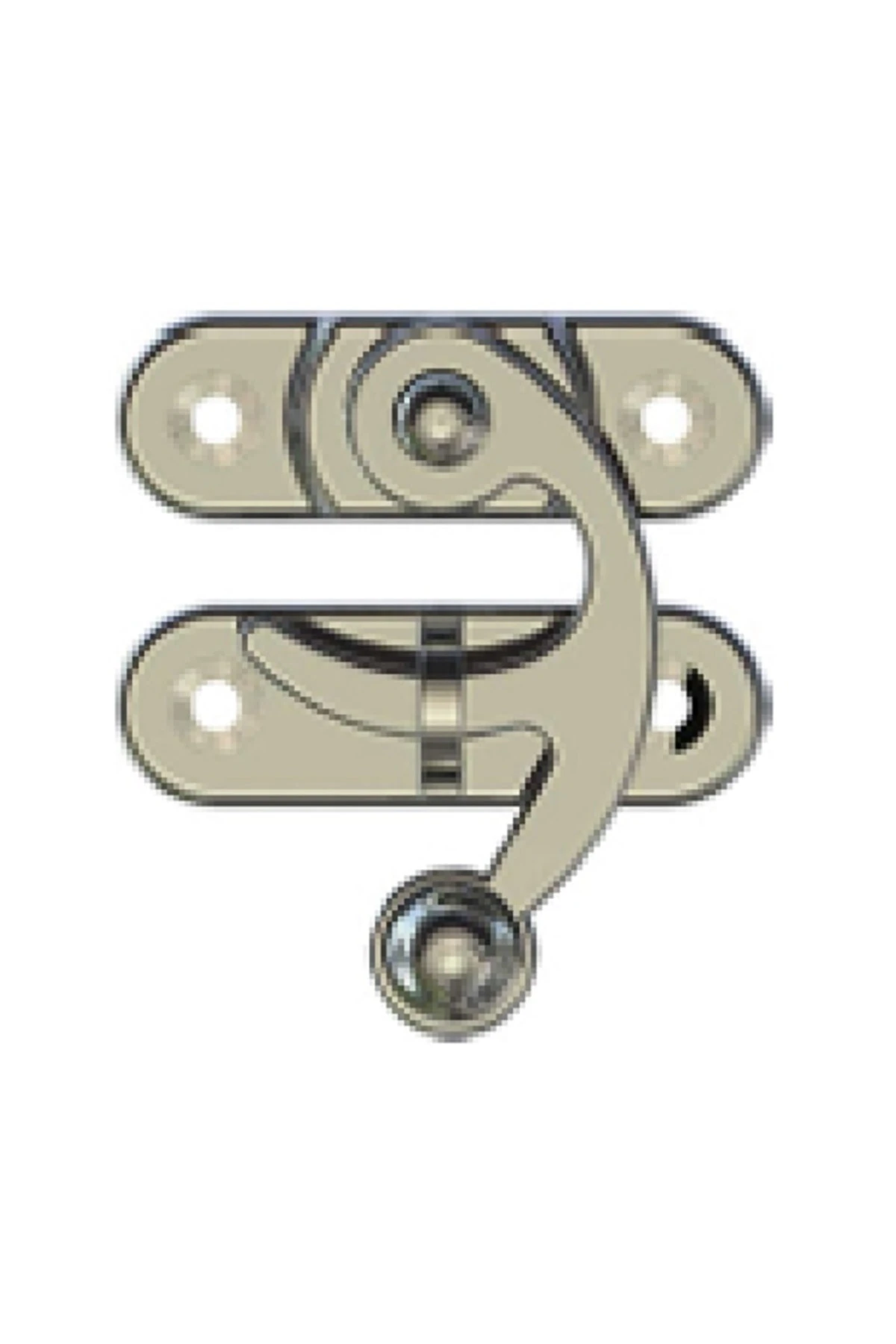 SÜPER KEDİ KİLİDİ "3 Adet Takım" Büyük Çengel Kilit, Klips, Sineklik Kapı, Pencere, Kombi Dolap VS..