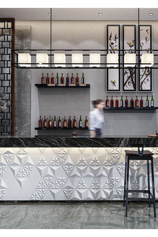 Nava 3 Boyutlu Dekoratif Duvar Paneli (-BEYAZ-) (1M2)