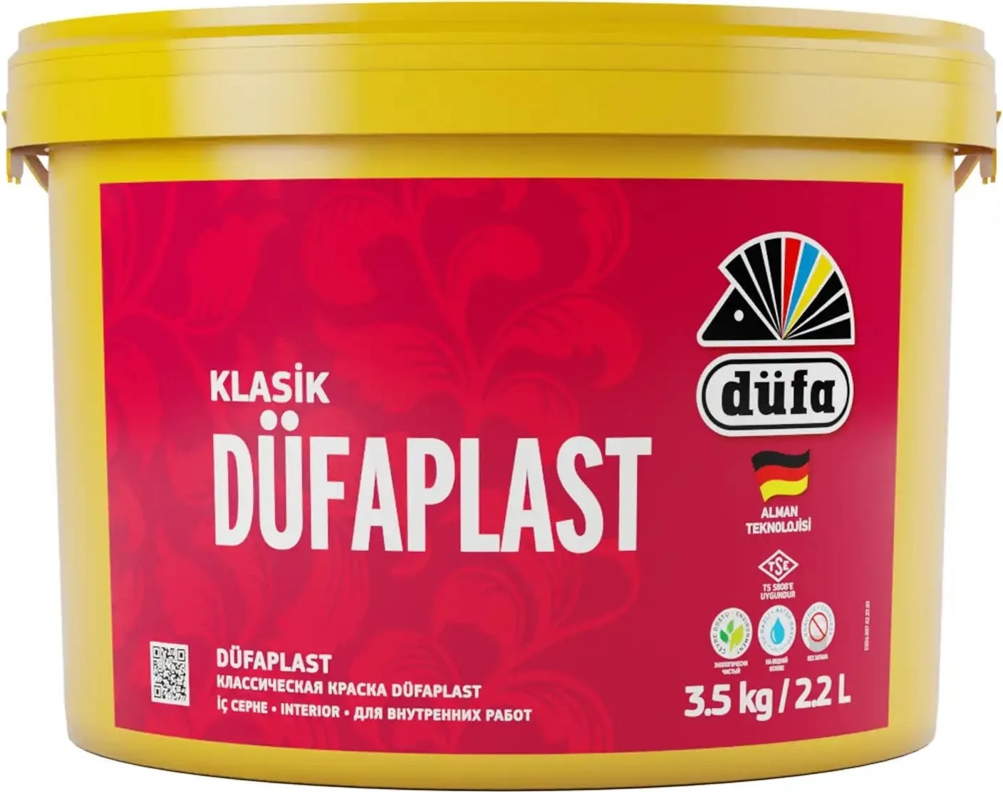Klasik plast İç Cephe Duvar Boyası 6029 Küflü Yeşil 2.2 l