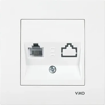 Karre Teklı Nümeris Cat3 - Beyaz 12'li