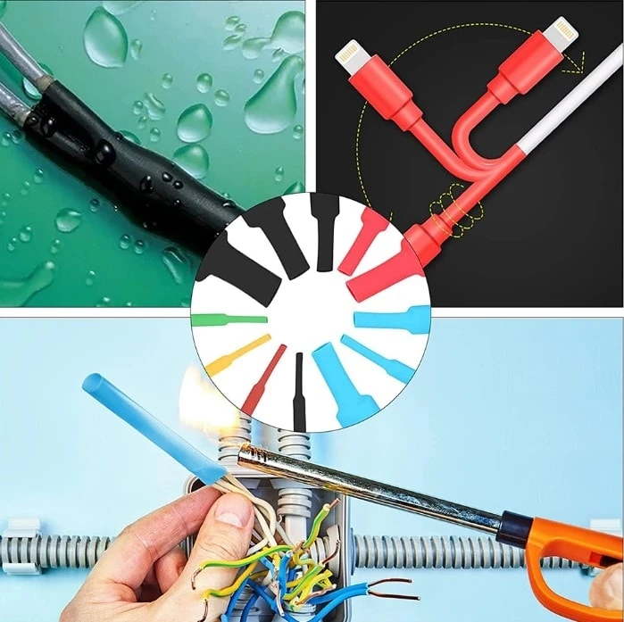 560 Parça Set Isıyla Daralan Makaron Kablo Koruyucu Kılıf (5263)