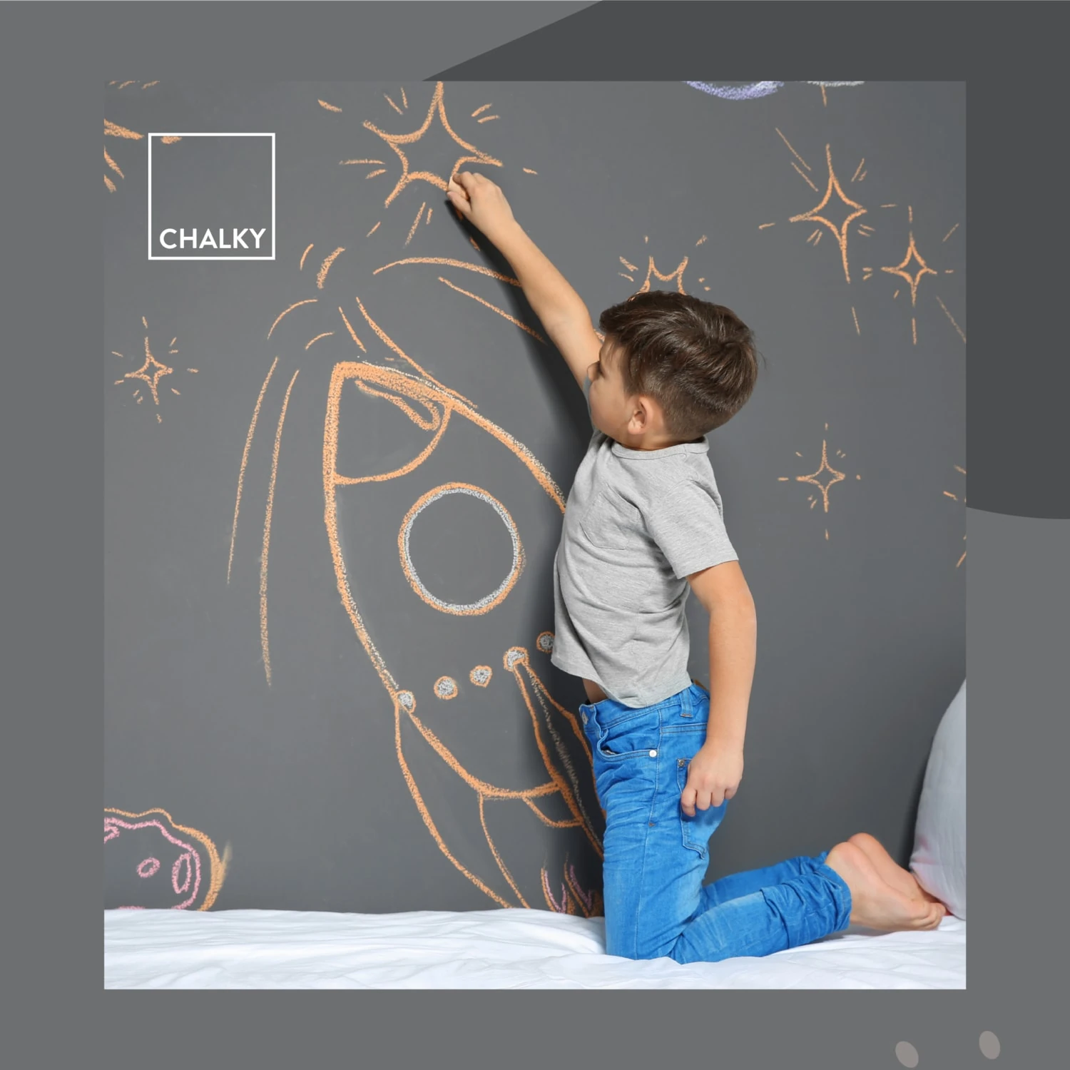 Chalky Kara Tahta Boyası 0,30 Lt