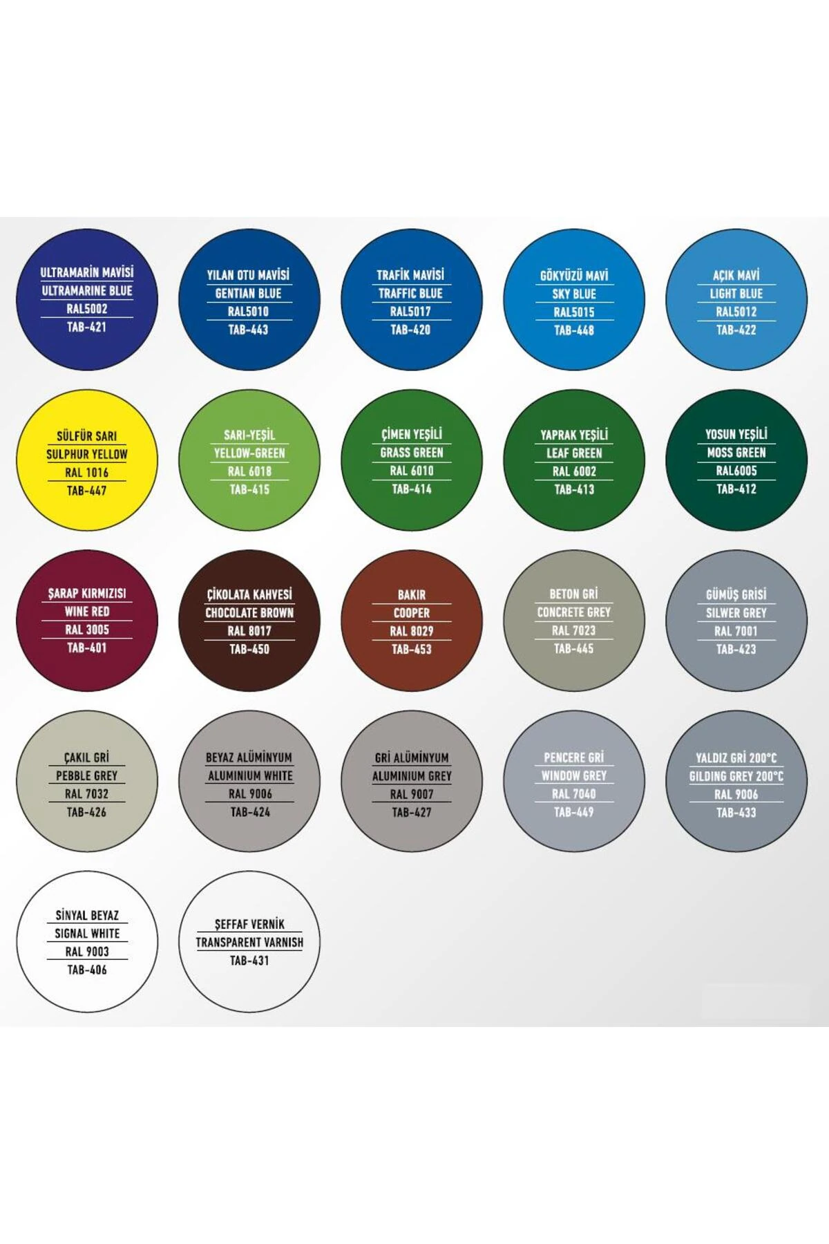 Rainbow Sprey Boya KREM 400 ml. - RAL1015