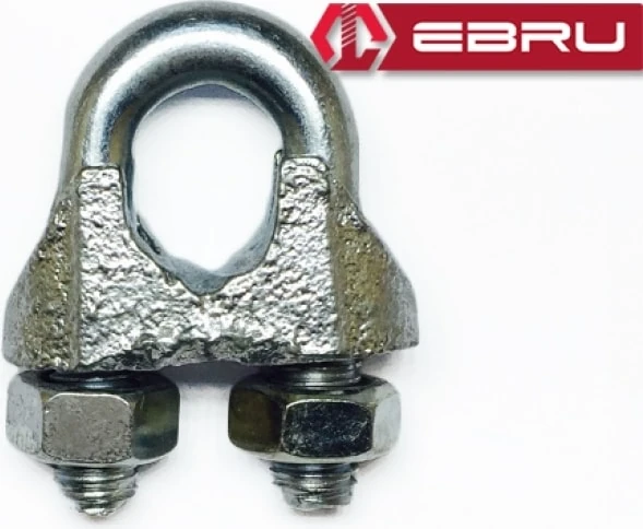 Ebru Çelik Halat Bağlama, Düğüm, Klemens 6 mm - 5 Adet