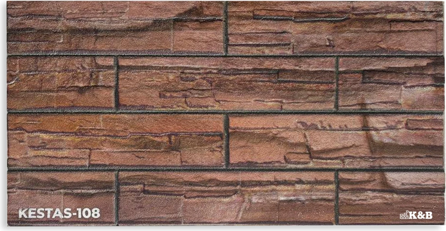 Kesmetaş Görünümlü Strafor Duvar Paneli (10'lu Paket)