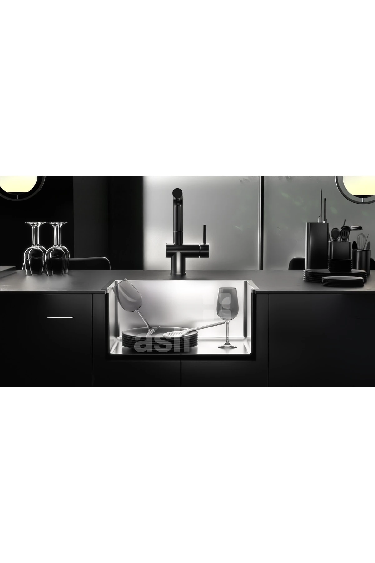 40x50 Cm Paslanmaz Çelik Eviye As356