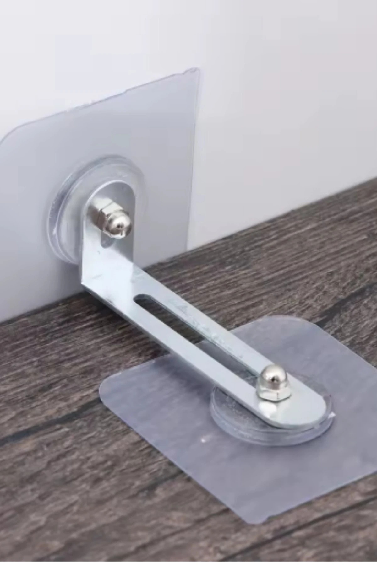 2 Adet Kendinden Güçlü Yapışkanlı Mobilya Duvara Sabitleme Aparatı | Deprem Çocuk Koruma Aparatı