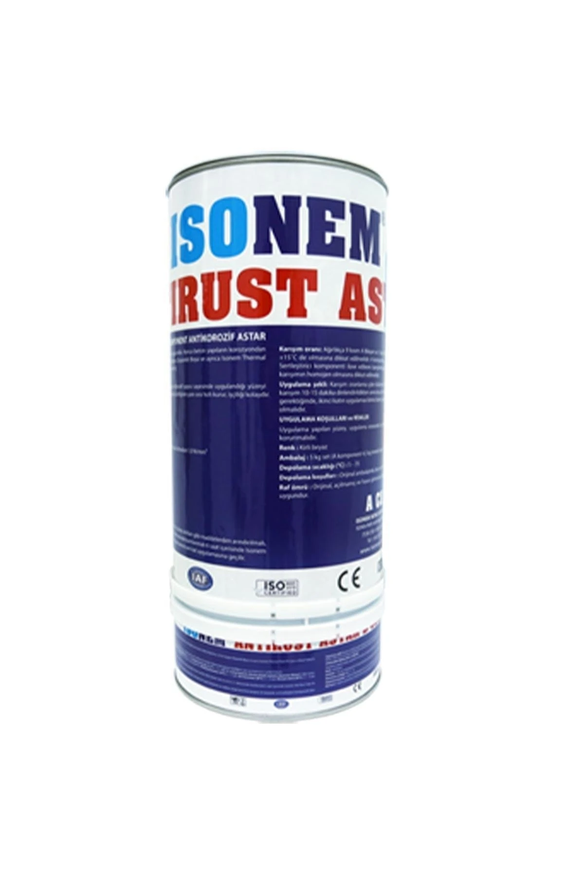 Anti Rust Çift Bileşenli Metal Astarı 5 kg