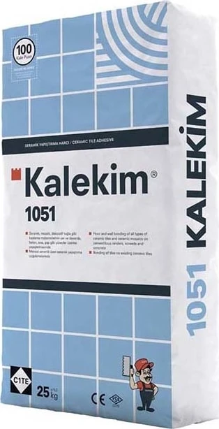 1051 Seramik Yapıştırıcısı 25 kg Gri