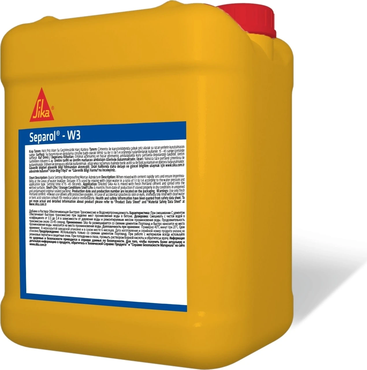 Separol W3® Su Esaslı Kalıp Ayırıcı 30 Lt