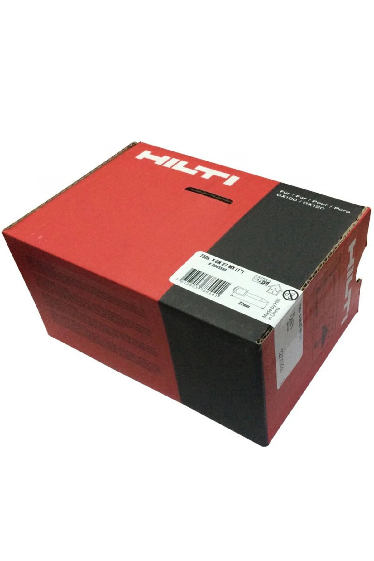 X-GN 27 MX Makina Çivisi 750 Adet ve GC 21 Makina Gazı 1 Adet