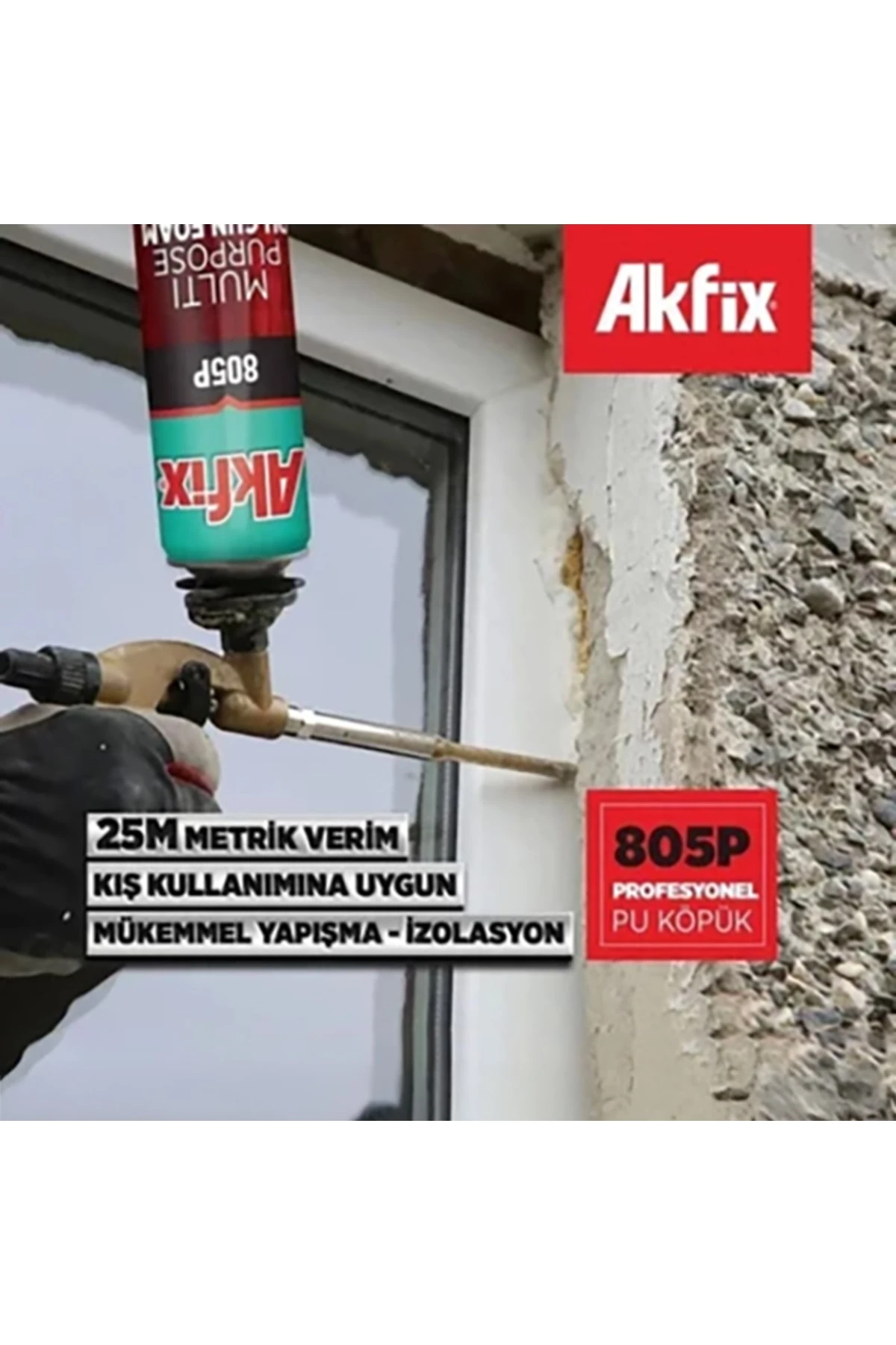 805p Tabancalı Poliüretan Köpük 750 Ml