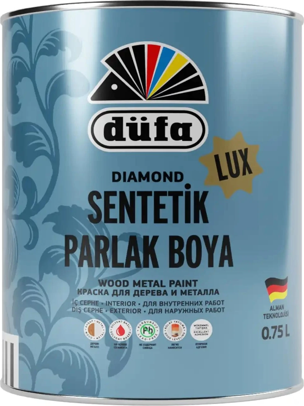Diamond Sentetik Parlak SonKat Boya Beyaz 0.75 l
