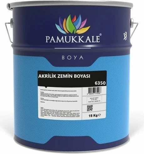 Akrilik Zemin Boyası 15 kg Ral 7016 Antrasit Gri