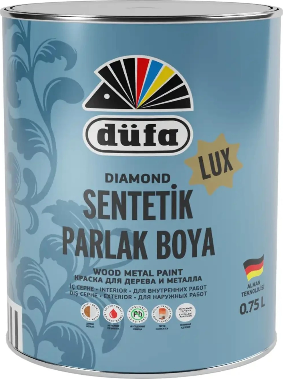 Diamond Sentetik Parlak SonKat Boya Beyaz 0.75 l