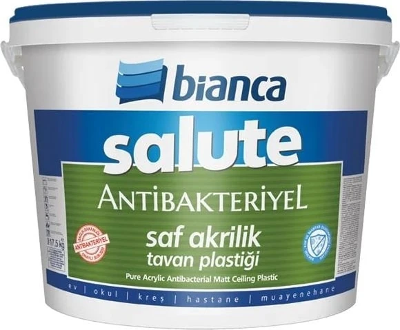 Salute Antibakteriyel Saf Akrilik Tavan Boyası 3.5 kg Beyaz