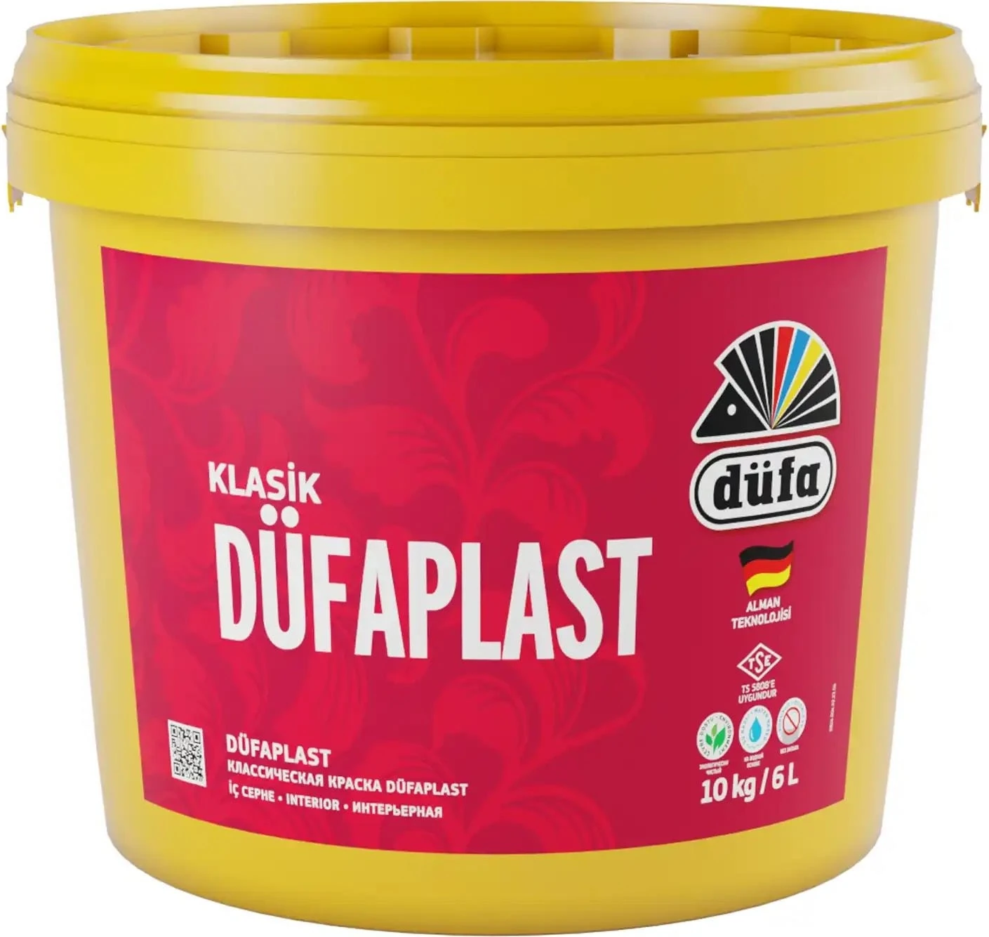 Klasik plast İç Cephe Duvar Boyası 1108 Koyu Fildişi 6 l