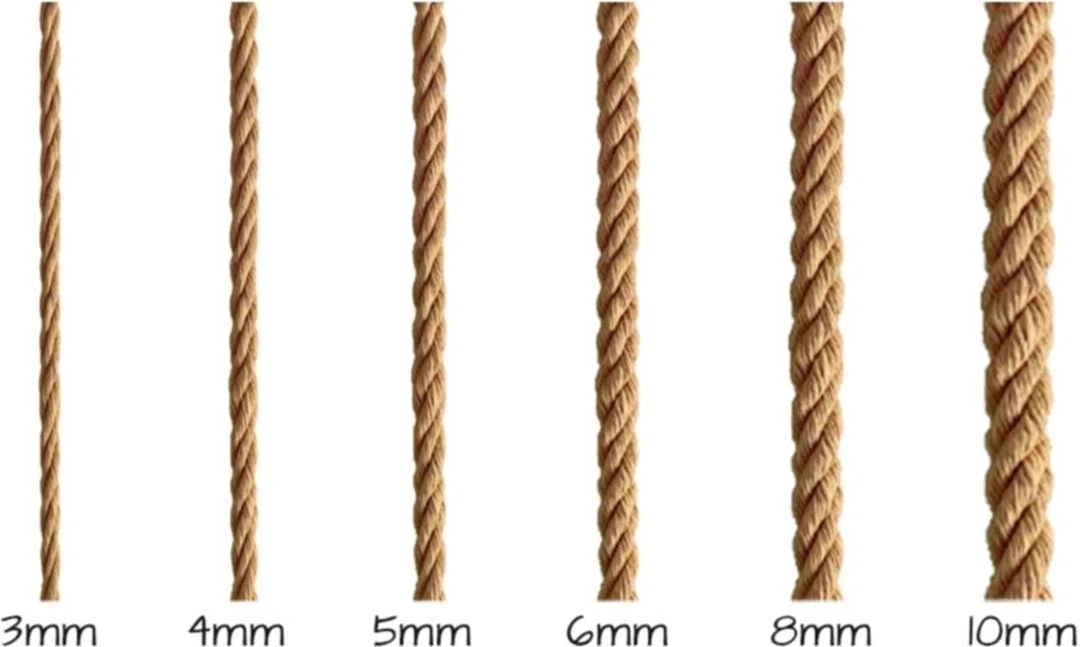 Nevavm Nev Hasır Ip 3mm 30 Metre (Jüt Halat Kendir Doğal Ip)