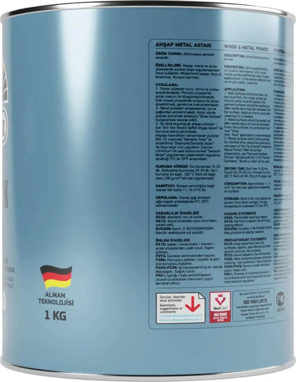 Diamond Sentetik Son Kat Astar Beyaz 1 kg