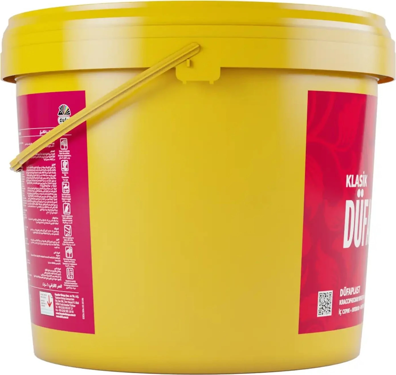 Klasik plast İç Cephe Duvar Boyası 1108 Koyu Fildişi 6 l