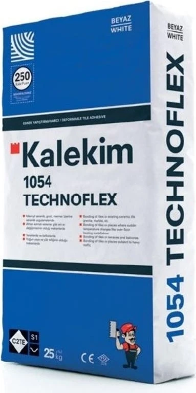 Technoflex 1054 Beyaz Yapıştırma Harcı 25 kg