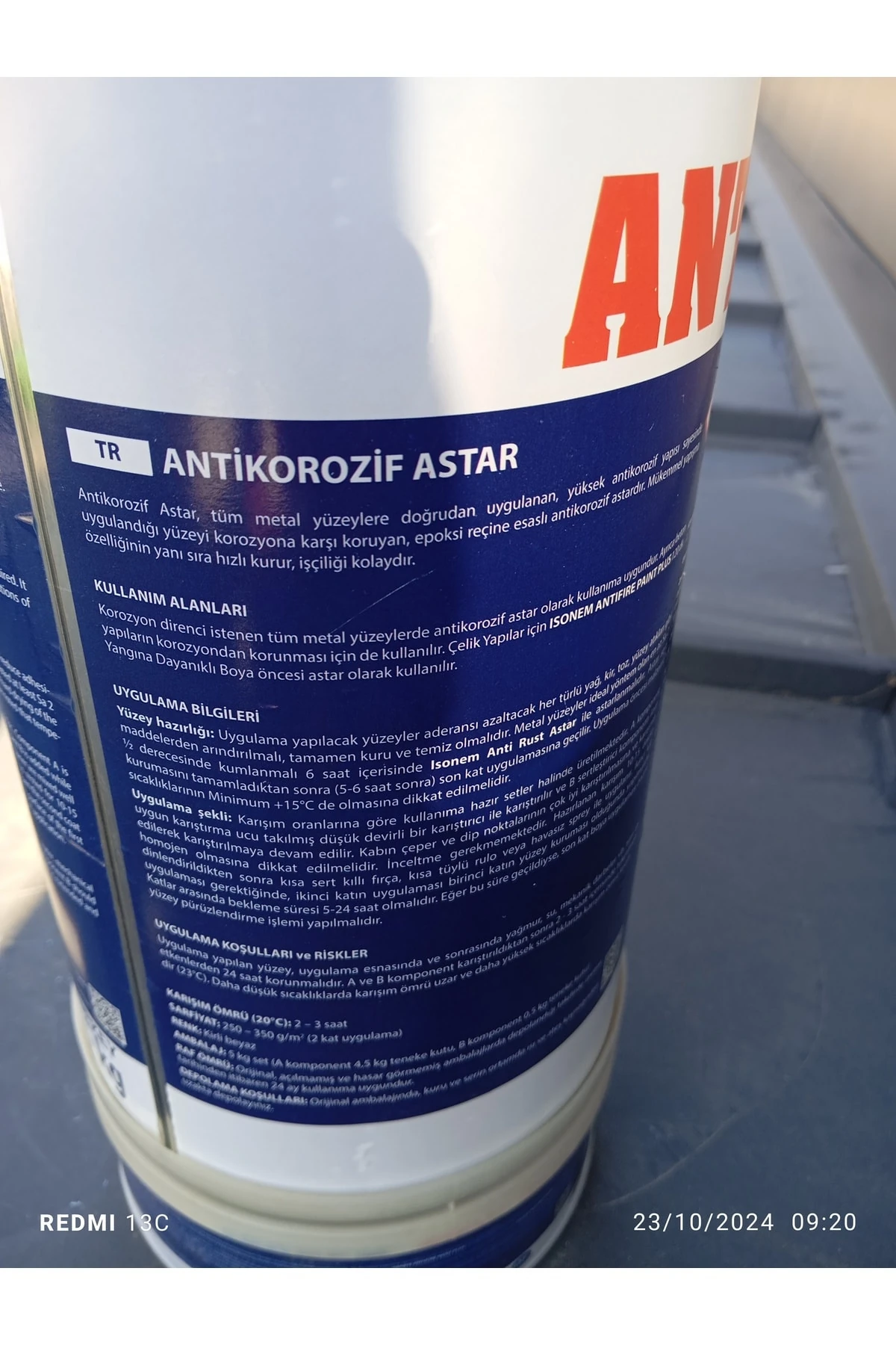 ANTI RUST PRIMER 5 KĞ