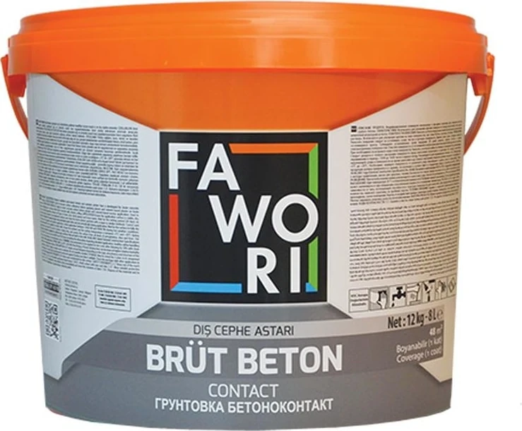 Dış Cephe Brüt Beton Astarı 12 Kg.