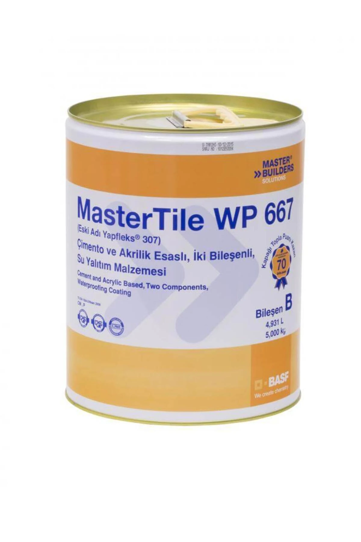 MasterTile WP 667 ®  Su Yalıtım Malzemesi (YAPFLEKS 307) 25 KG SET