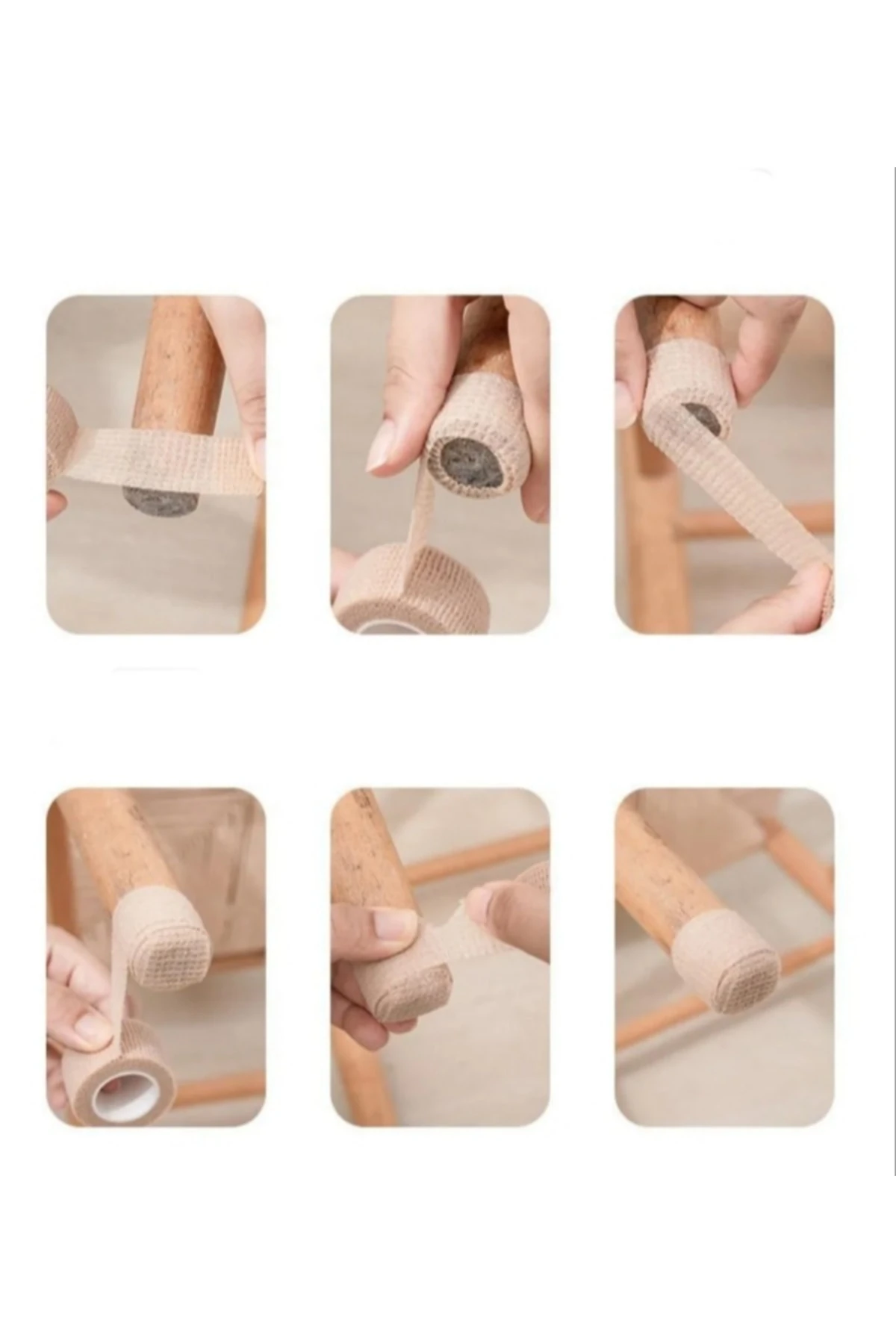 Sandalye Masa Bacak Koruyucu Bant Mobilya Zemin Koruyucu Ses Gürültü Engelleyici Keçe Bant (1 METRE)