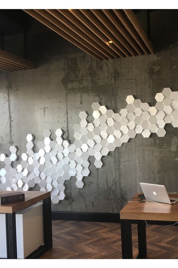 Norm 3 Boyutlu Dekoratif Duvar Paneli (-BEYAZ-) (1M2)