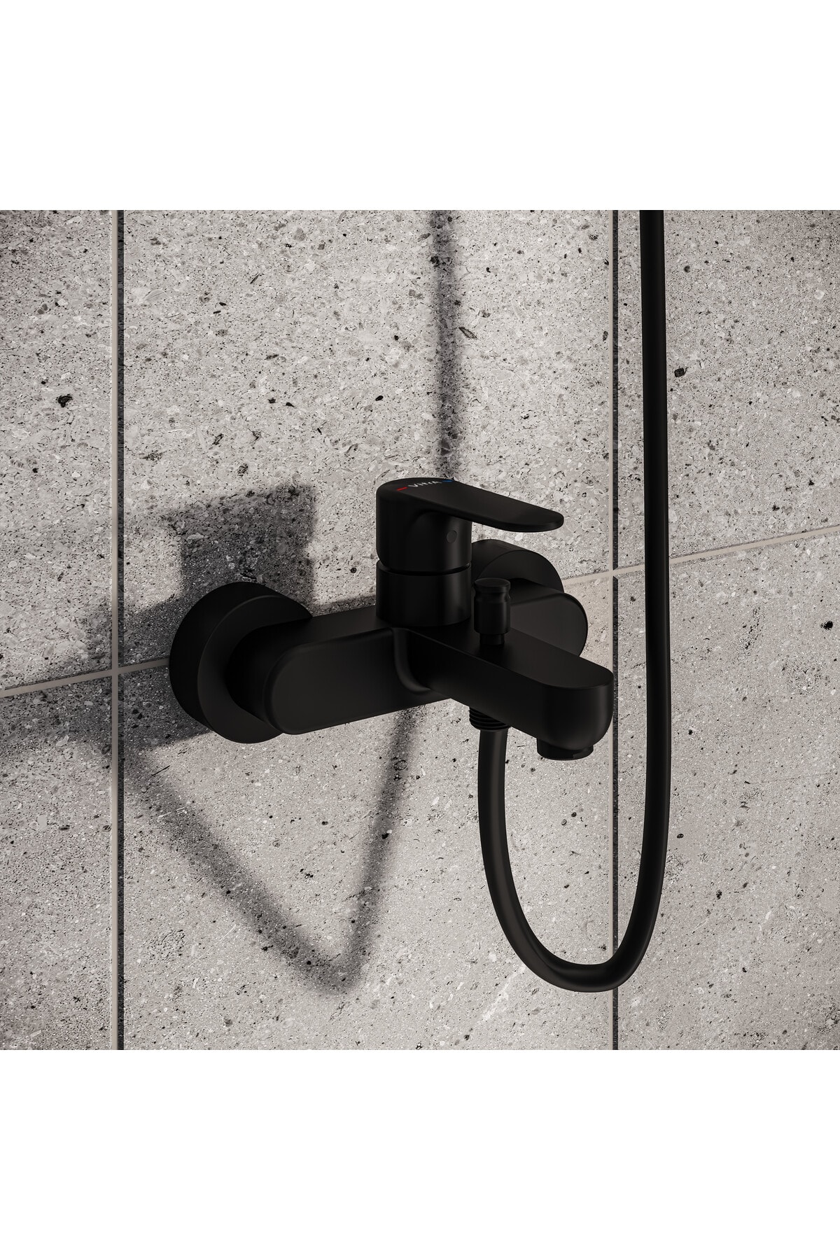 Artema Root Round A4272536 Banyo Bataryası, Mat Siyah