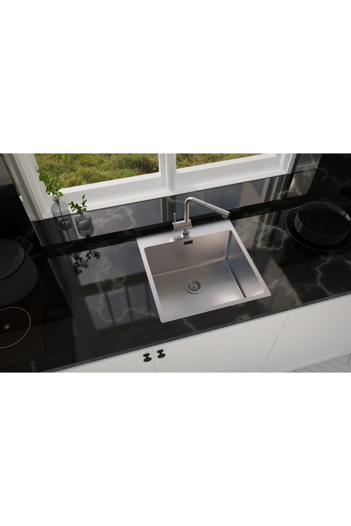 Paslanmaz Çelik Eviye ( 382) 5 Yıl Garantili. Yedek Parça Garantili.