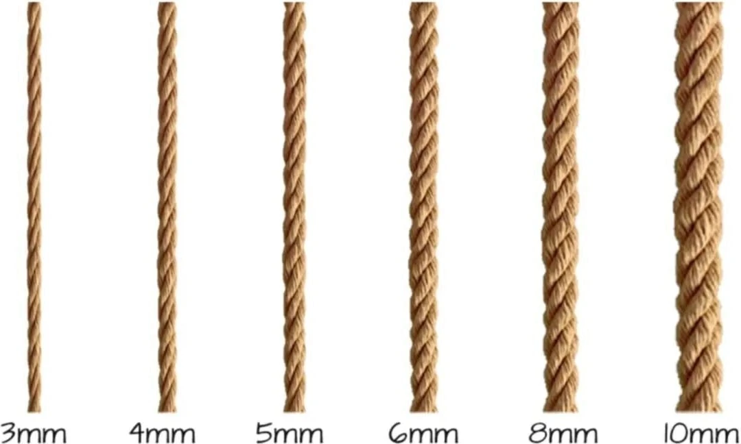 Nev Hasır Ip 3mm 30 Metre (Jüt Halat Kendir Doğal Ip)