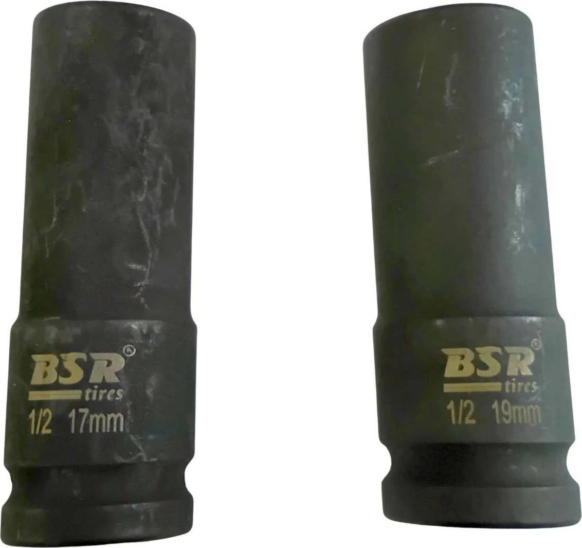 17 ve 19MM Uzun Darbeli Lokma 1/2 Inch, 2 Adet