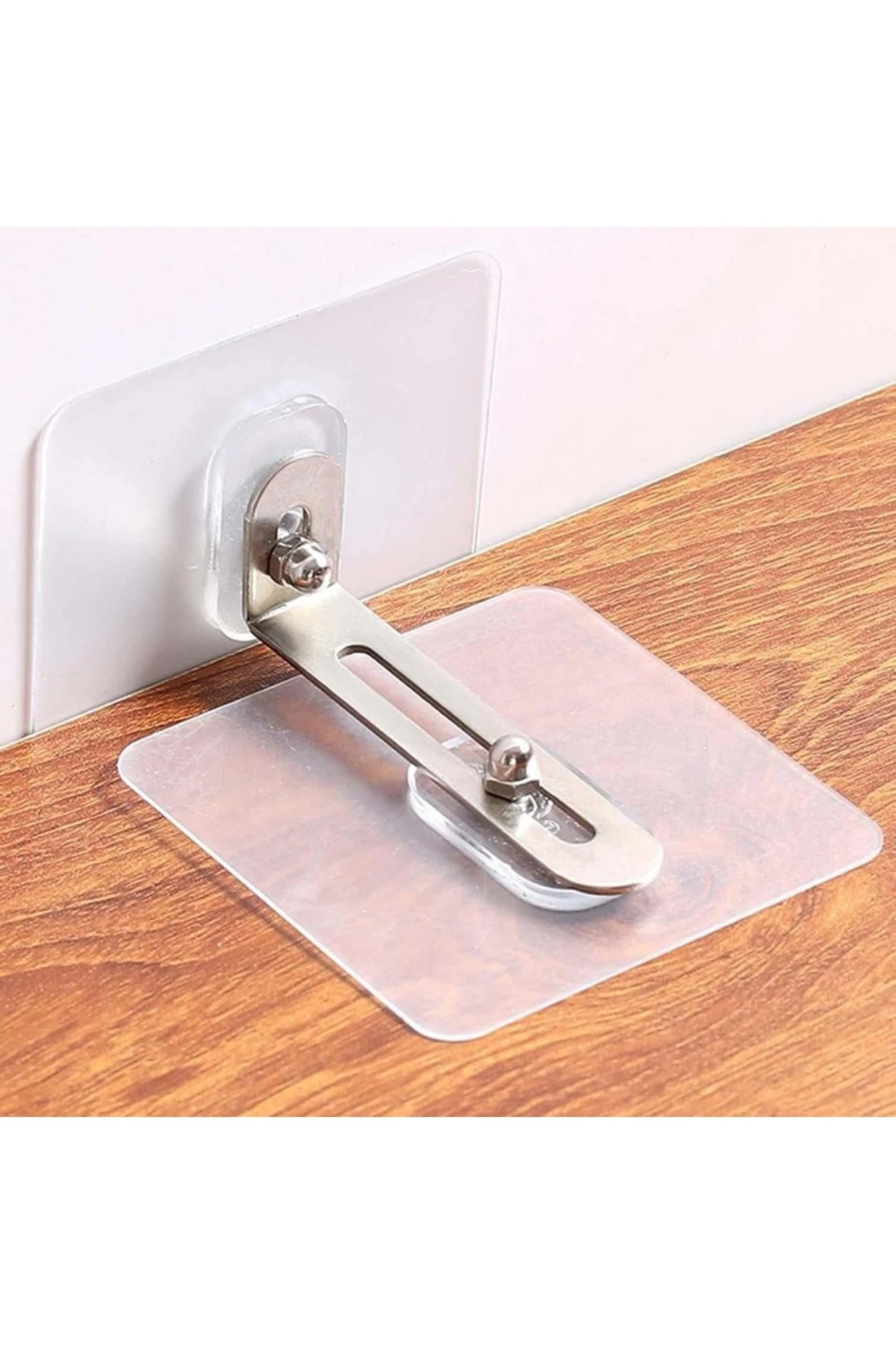 6 Adet Kendinden Güçlü Yapışkanlı Mobilya Duvara Sabitleme Aparatı | Deprem Çocuk Koruma Aparatı