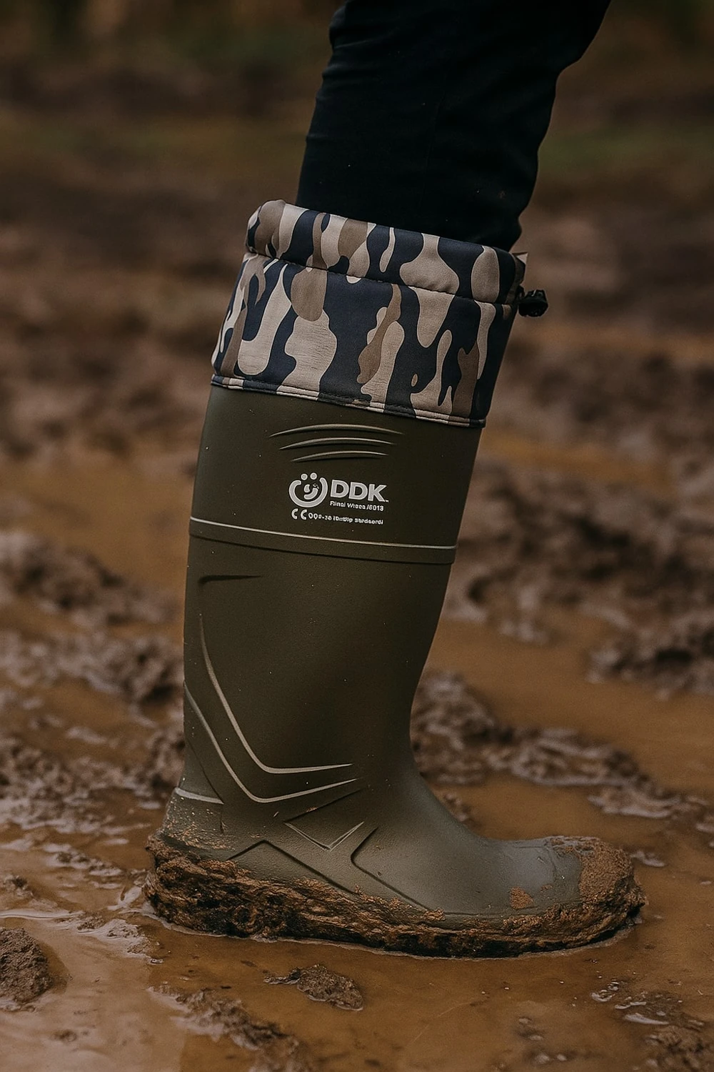 Troya O4 Konçlu -30 Derece Çizme Avcı Botu Kamp Botu Balıkçı Botu Kamuflajlı Çizme