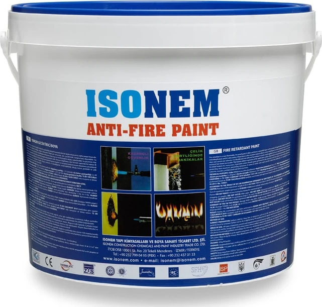 Anti Fire Paint Yangın Geciktirici Boya 5 Kg