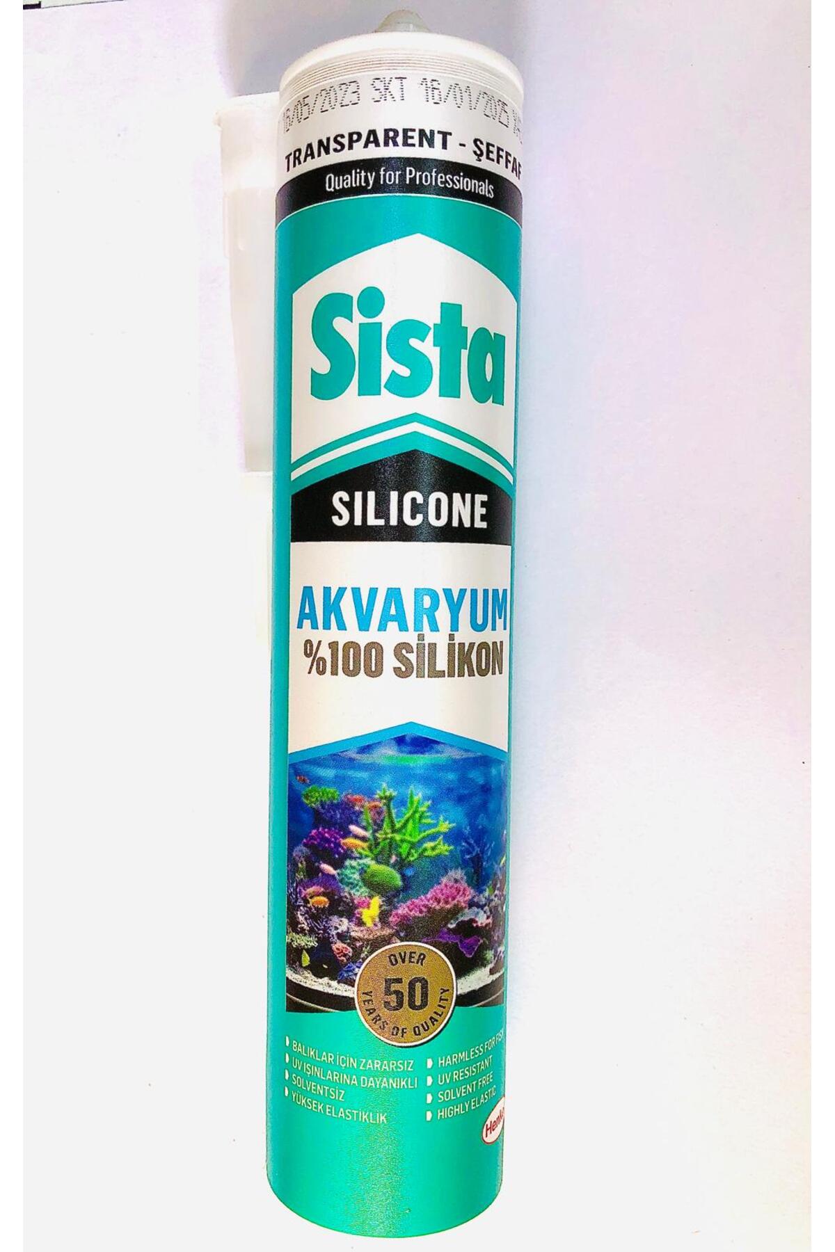 Sista Akvaryum Silikonu  Şeffaf 340 Gr