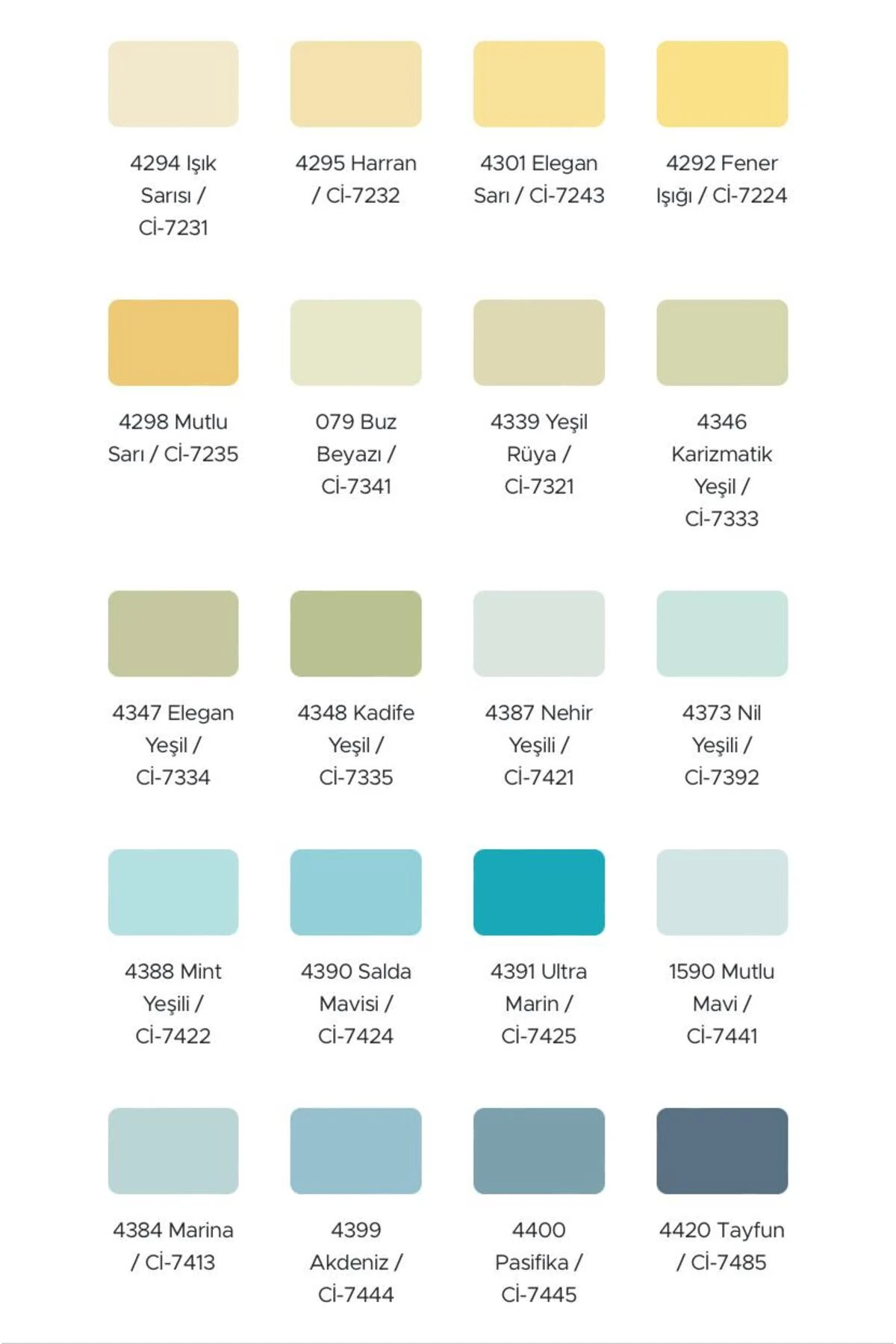 Tam Silinebilir Ic Cephe Boya 2.5 LT 3,5 KG