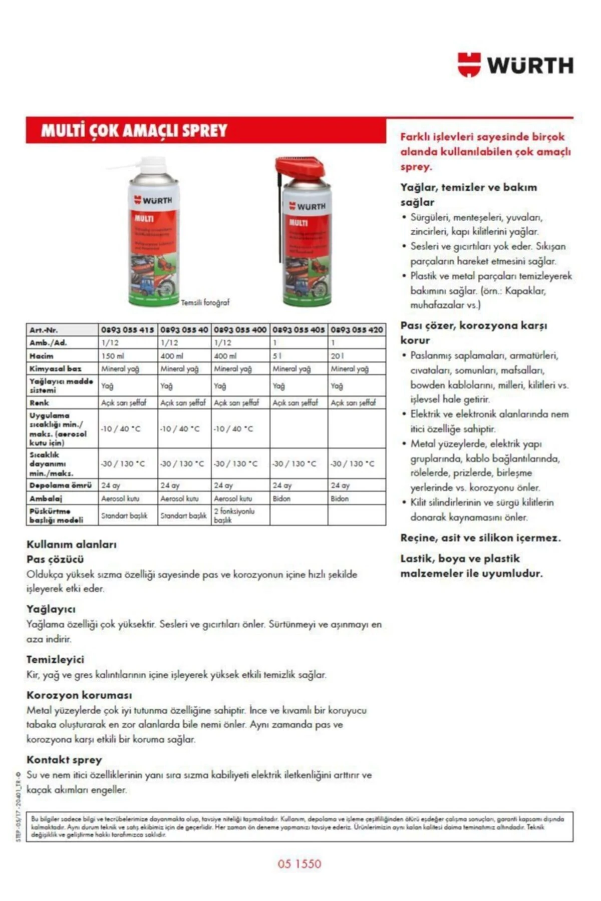 Bakım Yağı Multi 400ml ''made In Germany''