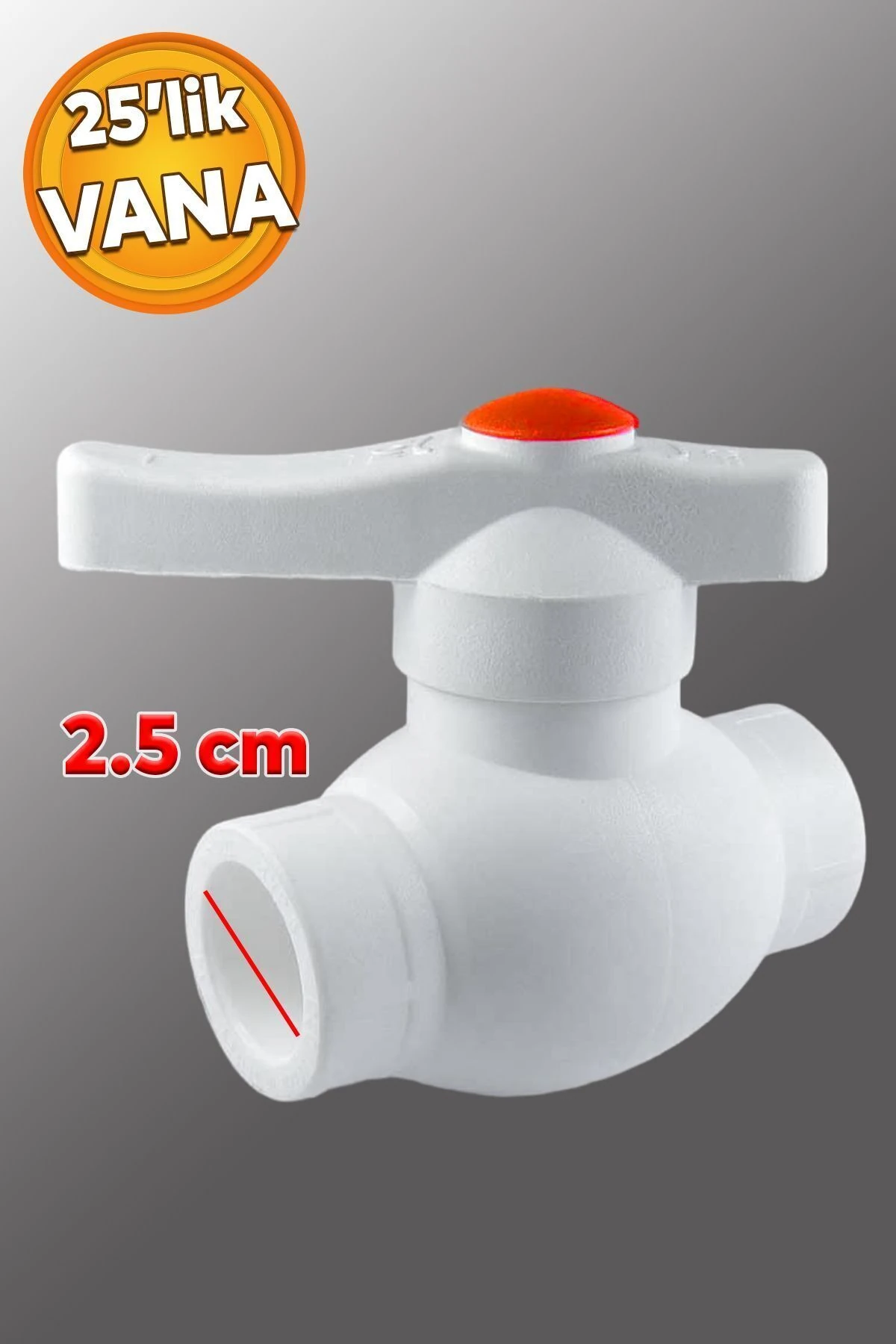 Küresel Pprc Ekonomik Plastik 25'lik Pvc Su Vanası Musluk Dişsiz Aç Kapa Boru Kaynak Makine Bağlantı