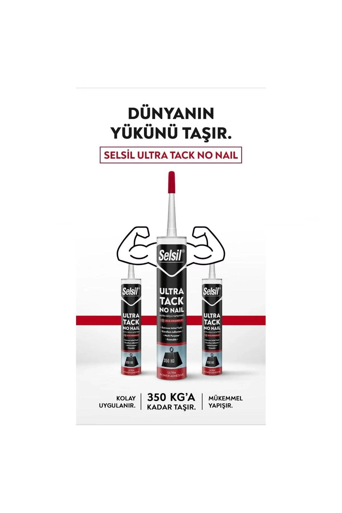 12 Adet  Ultra Tack Montaj Yapıştırıcı Korniş Yapıştırıcısı 290 ml